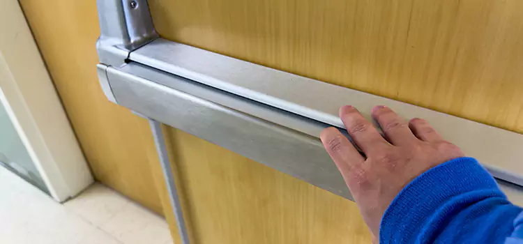 Installing a Push Bar on a Door Biloxi